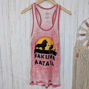Disney Hakuna Matata Burnout Tank Top